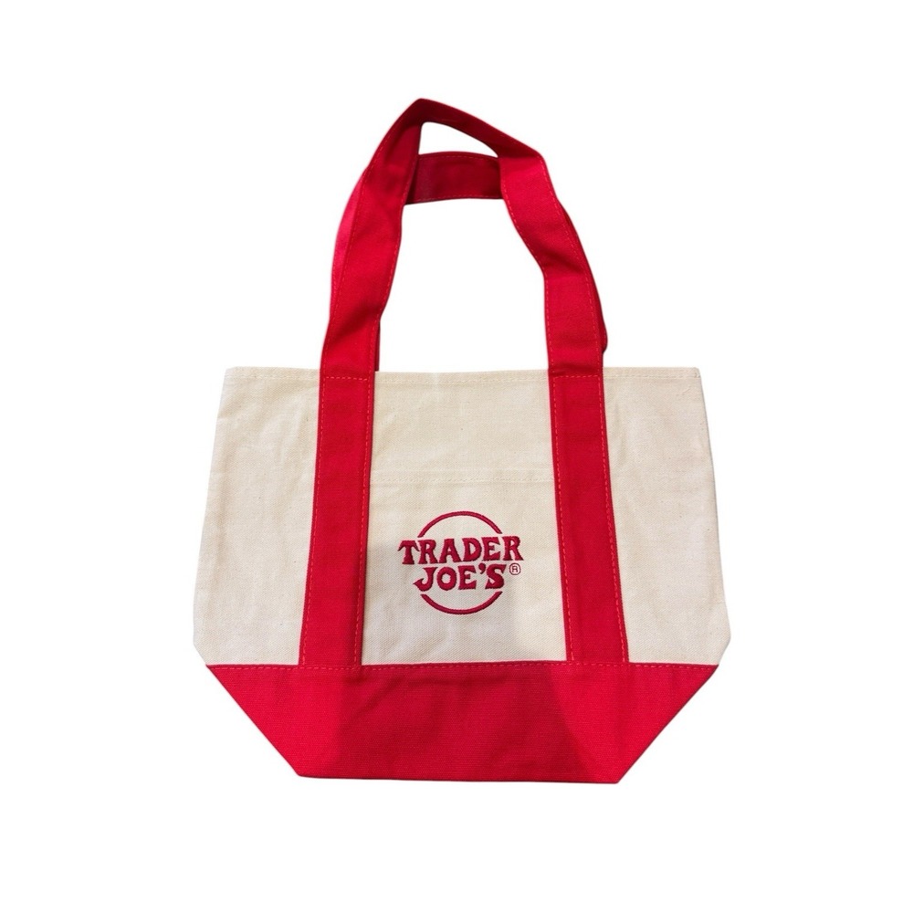 Trader Joe's 2025 Red Limited Edition Mini Tote Bag NWT